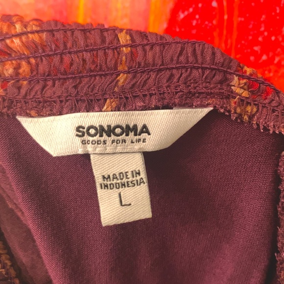 SONOMA Sleeveless Floral Top - Picture 13 of 14